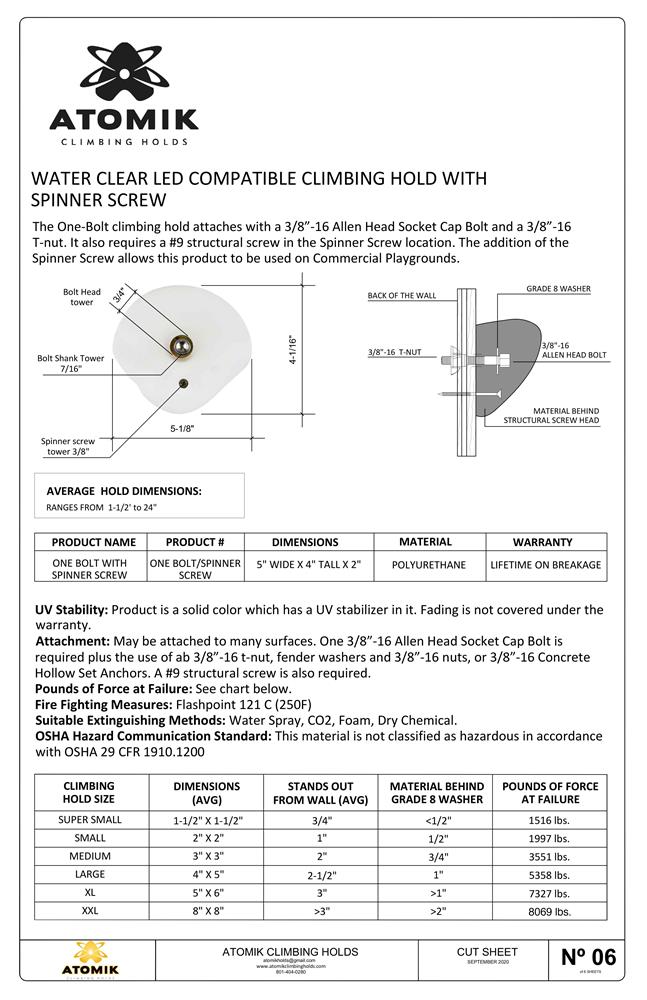 Cut Sheet Water Clear PDF
